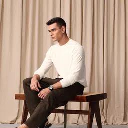 Mr Bowerbird Round Neck Tailored Pullover Sweater-image-80