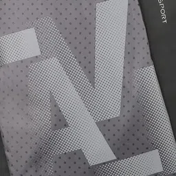 LAVIE SPORT Unisex Black & Grey Typography Backpack image 3