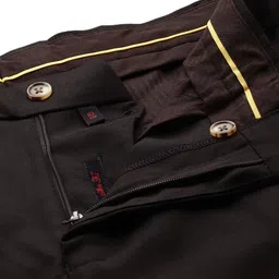 Raymond Men Textured Slim Fit Formal Trousers image 4