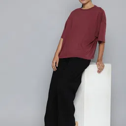 ether Drop-Shoulder Sleeves Boxy T-shirt image 5