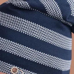 mack jonney VIMAL JONNEY Men Navy Blue Printed Beanie image 5