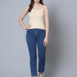 Aimly Pack Of 3 Cotton Halter-Neck Camisoles image 5