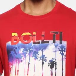 bollti Graphic Printed Round Neck Cotton T-shirt image 4