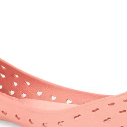 Sandak by Bata Women Pink Woven Design PU Ballerinas image 4