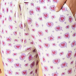 Dreamz by Pantaloons Women Printed Mid-Rise Lounge Pants image 4