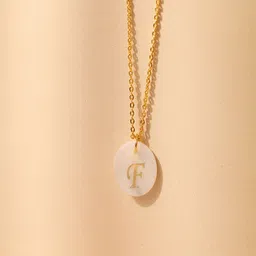 AQUASTREET 18K Gold-Plated Initial Letter R Necklace-picture-29