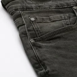 SPYKAR Men Slim Fit Low-Rise Heavy Fade Stretchable Jeans image 2