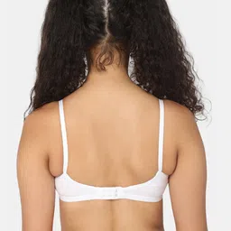 NAIDU HALL Pack of 3 Cotton Everyday Bra Non Padded Medium Coverage All Day Comfort image 5