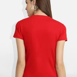 Fabflee Women Multicoloured 3 Printed T-shirt image 4