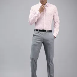 Van Heusen Pure Cotton Slim Fit Abstract Printed Formal Shirt image 5