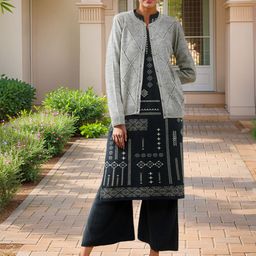 Soch Self Design Embellished Acrylic Cardigan Sweater-picture-45