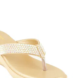 Anouk Women Embellished Open Toe Party Wedge Sandals image 2