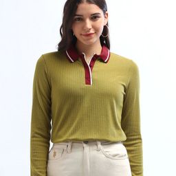 U.S. Polo Assn. Women Women Polo Collar Pockets T-shirt-picture-4