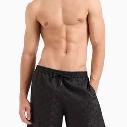 armani exchange Men Embossed Boxers with Drawstring Waist-picture-33