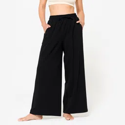 Women's Trackpant For Gym Loose-Fit 520-Black-image-20