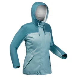 Women Winter Jacket for Hiking SH500 -10°C Teal-image-81