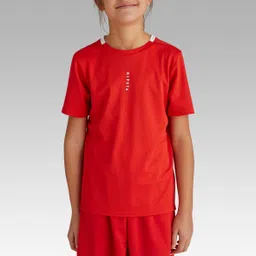 Kids Football Jersey Shirt F100 - Red-image-21