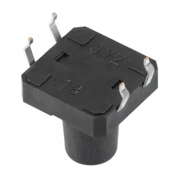 12x12x12mm Tactile 4 Pin Push Button Switch - 5 Pieces Pack image 2