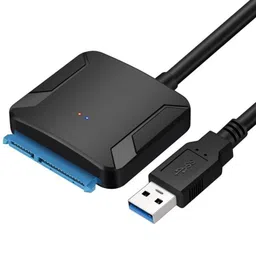 SATA3.0 to USB 3.0 Hard Disk Data Cable Supports 2.5/3.5 Inch 22 PIN SSD External Hard Drive - 45cm image 2