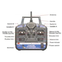 Fly Sky FS-CT6B 6-Channel 2.4 Ghz Transmitter and Receiver image 2