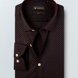 INVICTUS Men Black & Pink Slim Fit Printed Sustainable Casual Shirt-picture-42