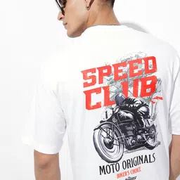 The Roadster Lifestyle Co. Typography Printed T-shirt-image-92