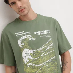The Roadster Life Co. Puff Print Relaxed Pure Cotton T-shirt-picture-21