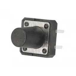 12x12x13mm Tactile 4 Pin Push Button Switch - 5 Pieces Pack image 3
