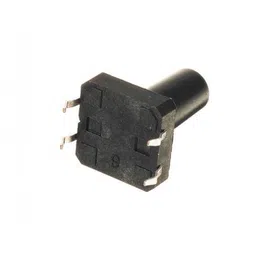12x12x25mm Tactile 4 Pin Push Button Switch - 3 Pieces Pack image 2