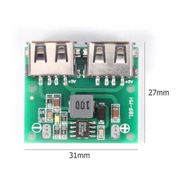 Dual USB Output 9V-12V-24V to 5V 3A DC-DC Car Charging Voltage - Stabilizer Module image 3