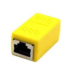 Yellow RJ45 Female To Female CAT6 Network Ethernet LAN Connector Adapter image 4