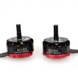 EMAX RS2205 2300KV Brushless DC Motor for FPV Racing Drone - Black Cap (CW) image 4