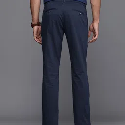 Louis Philippe Sport Men Micro Ditsy Printed Tapered Fit Chinos Trousers image 3