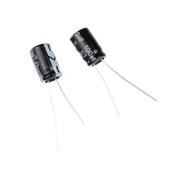 100 uF 63V Through Hole Electrolytic Capacitor image 2