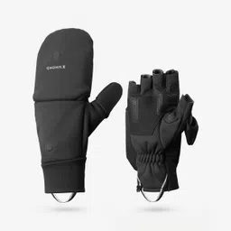 simond Adult warm and windproof mountain trekking mittens - MT900 black-picture-25