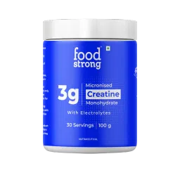Foodstrong Micronized Creatine Monohydrate Powder With Electrolytes – 100g (30 Servings)-image-46
