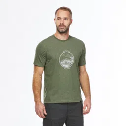 Men Hiking T-shirt NH100 Khaki-image-8