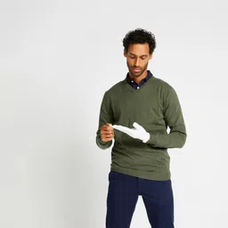 inesis Men's golf V-neck pullover MW500 khaki-picture-19