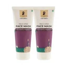 Pilgrim Red Vine Face Mask With Mulberry & Rosehip Oil - Pack Of 2-picture-27