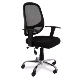 ib basics Ergonomica Black Mesh Astarte Medium Back Ergonomicanomic Desk Chair image 2