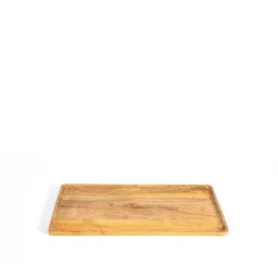 Home4U Dake Brown Wooden Serving Platter - Set of 1 image 3