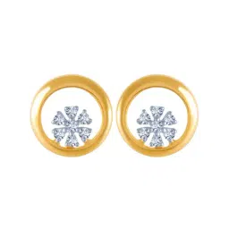 P.C. Chandra Jewellers 14 kt Gold & Diamond Earrings-picture-31
