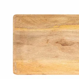 Home4U Dake Brown Wooden Serving Platter - Set of 1 image 4