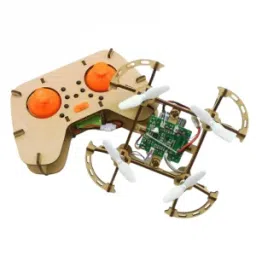 XYQ-2 Wooden Assembly DIY Toy Drone QuadcopterAircraft with Remote-picture-20