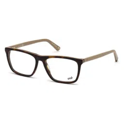 WEB EYEWEAR Brown Square Eye Frames for Men-picture-19