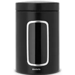 BRABANTIA Silver Steel Containers with Lid (1400 ml) - Set of 1-picture-45