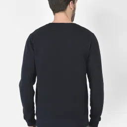Crimsoune Club Navy Regular Fit Printed Sweatshirt image 2