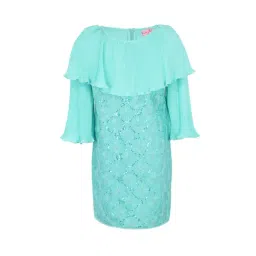 Cutecumber Kids Green Embellished Dress-picture-18