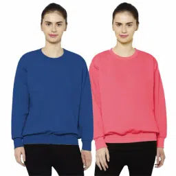 Vimal Jonney Blue & Coral Round Neck Pullover - Pack of 2-picture-26