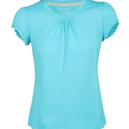 Jockey Kids Blue Cotton Regular Fit T-Shirt-image-16